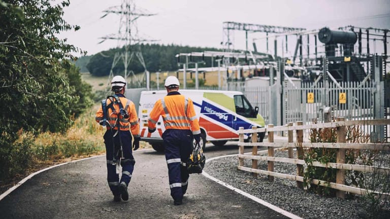 national grid share price